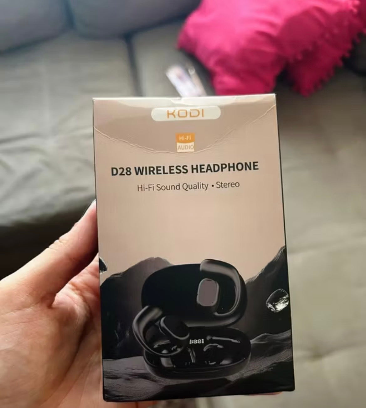 Fone de ouvido TWS condução Óssea