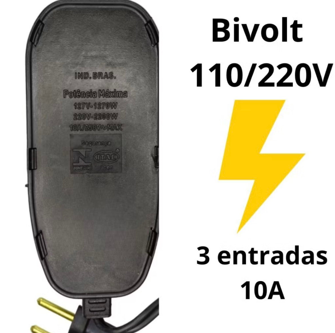 Extensão Bivolt 3m SZ