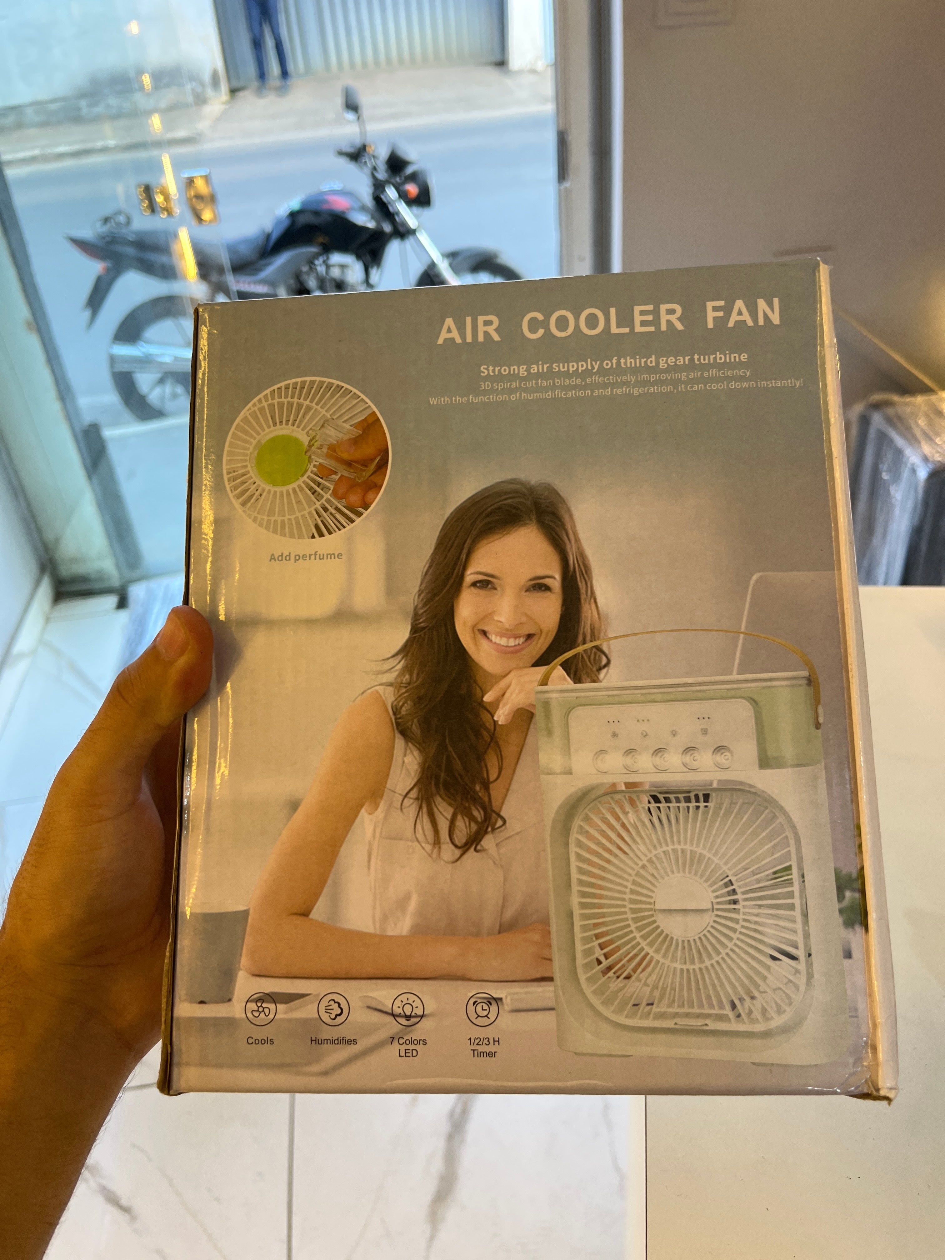 Ventilador e umidificador