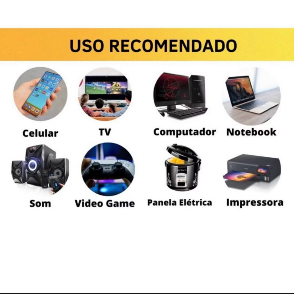 Extensão Bivolt 3m SZ
