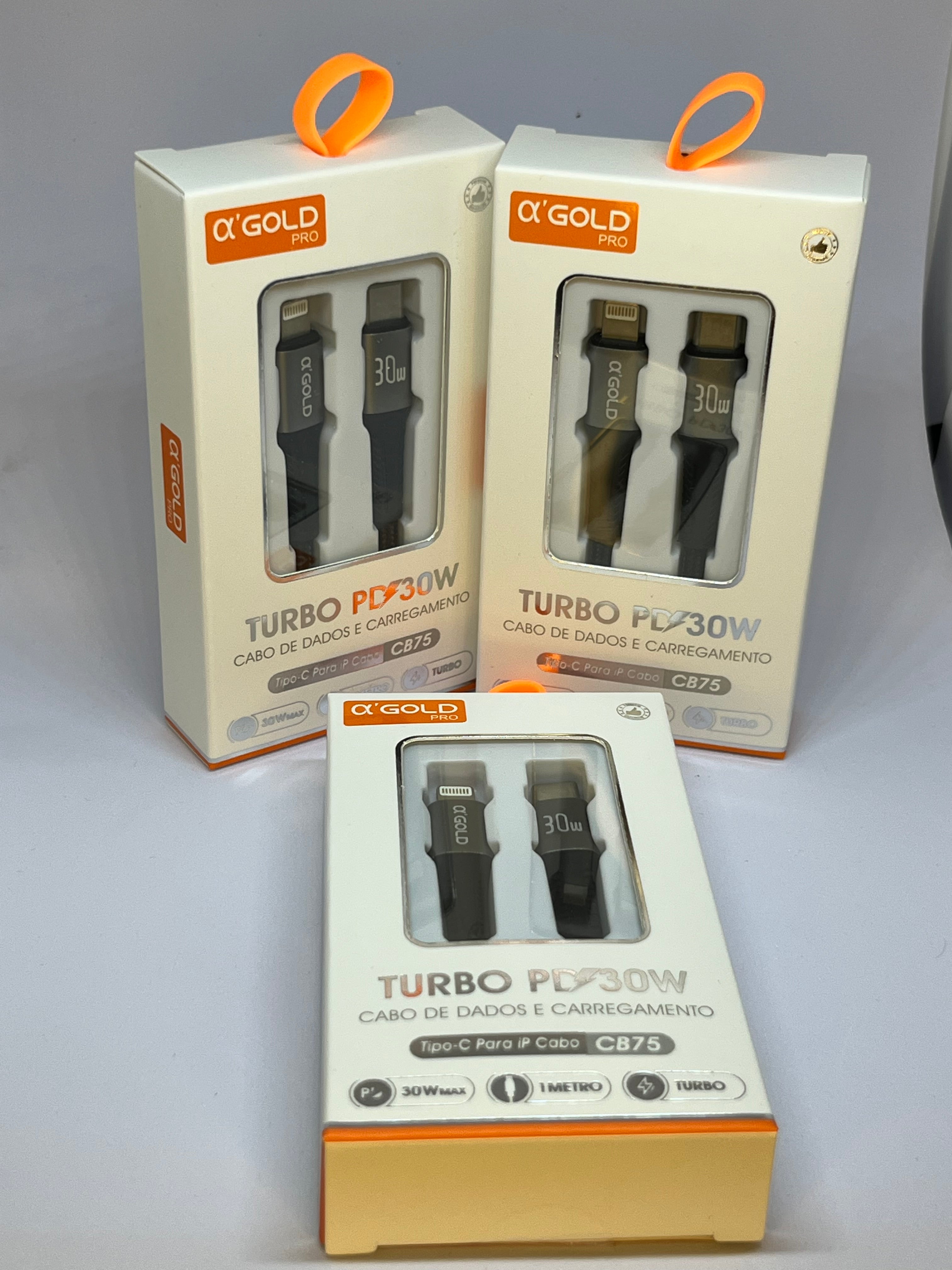 Cabo reforçado para IPhone 30w