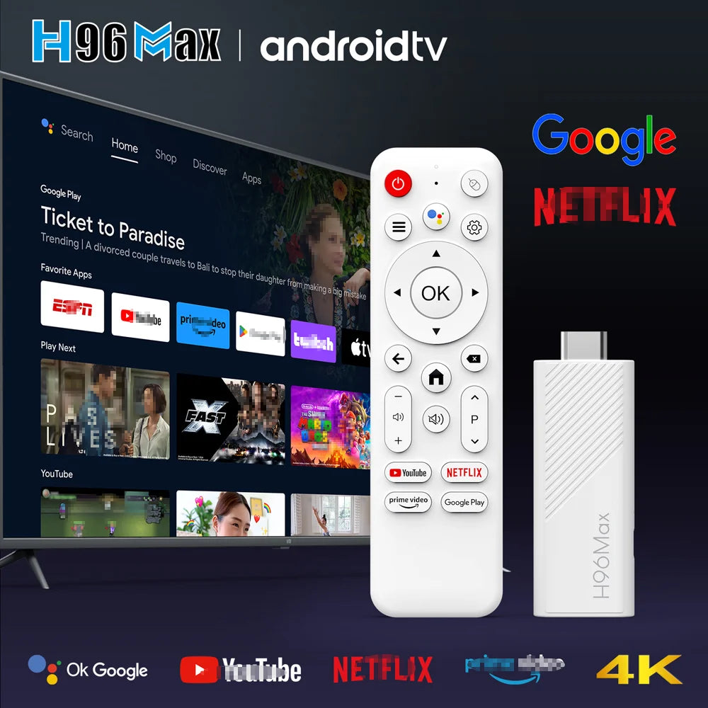 H96 Max H313 Android TV RAM 2GB ROM 8GB